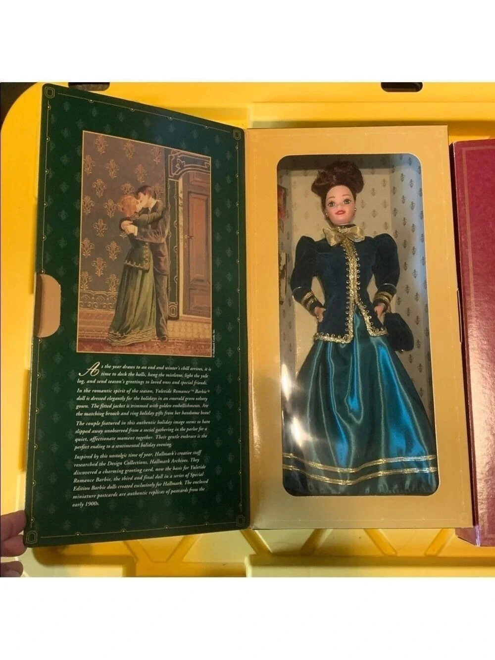 Vintage 1995 & 1996 NRB Hallmark Holiday Memories & Yuletide Romance Barbies